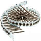 Senco 08D200W 8 x 2 in. Coarse Galvanized Square Drive Collated Deck Screw (1000 Pack) - 2
