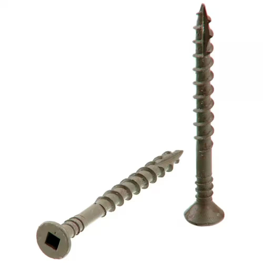 Senco 08D200W 8 x 2 in. Coarse Galvanized Square Drive Collated Deck Screw (1000 Pack) - 4