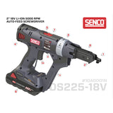 Senco DS225-18V 2" 18V Li-Ion 5000 RPM Auto-Feed Screwdriver (#10A0001N) - 2