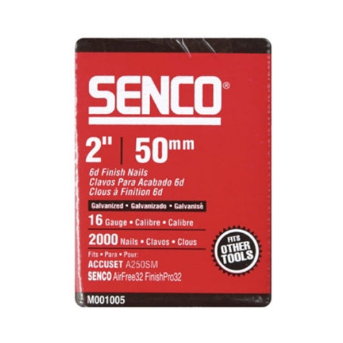 SENCO M001005 2" 16 Gauge Galvanized Finish Nail