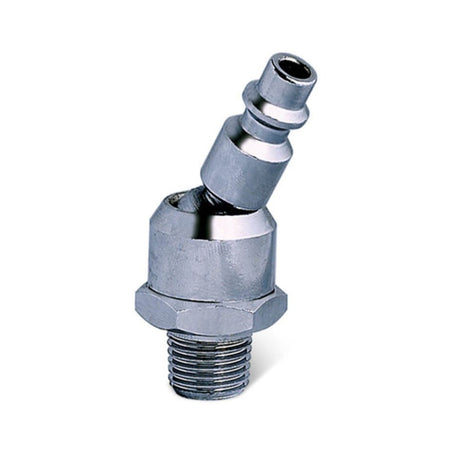 Senco PC1323 1/4" Swivel Male Industrial Coupler Plug, (2pk) 1/4" MPT (Male Threaded)