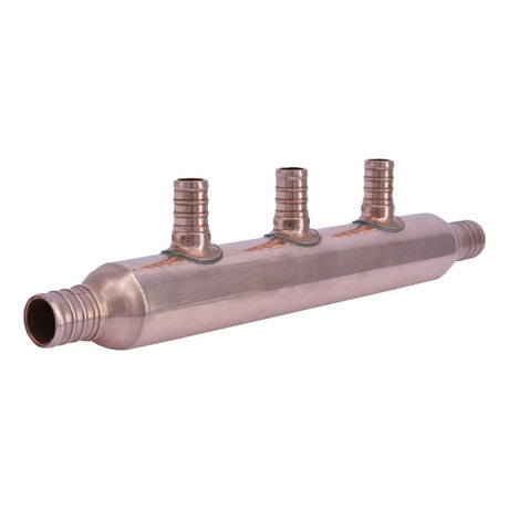 SharkBite 22784 3 Port Multi-Port Open Tee Manifold 3/4 in. Inlet x 1/2 in. Outlet
