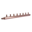 SharkBite 22789 8 Port Copper PEX Multi Port Closed Tee with 3/4 in Inlet and 1/2 in Outlets