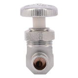 SharkBite 23059LF 1/2 in x 3/8 in OD Compression Brass Multi Turn Straight Stop Valve - 3