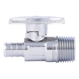SharkBite 23061LF 1/2 in. x 1/2 in. MPT Lead Free Brass PEX Straight Stop Valve - 2