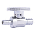 SharkBite 23062LF 1/2 in. x 3/8 in. Lead Free Brass Multi Turn Straight Stop Valve for PEX and PE RT