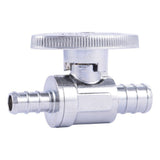 SharkBite 23062LF 1/2 in. x 3/8 in. Lead Free Brass Multi Turn Straight Stop Valve for PEX and PE RT