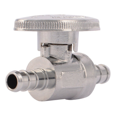 SharkBite 23382LF 3/8 in. x 3/8 in. Brass Quarter Turn Straight Stop Valve