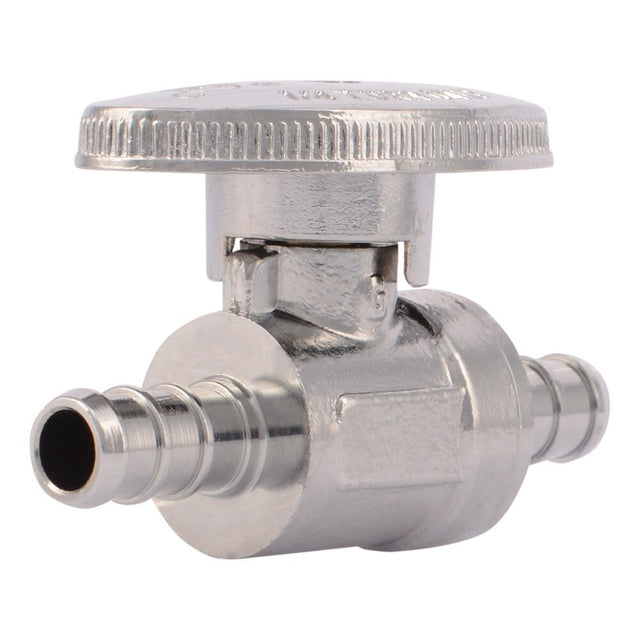 SharkBite 23382LF 3/8 in. x 3/8 in. Brass Quarter Turn Straight Stop Valve