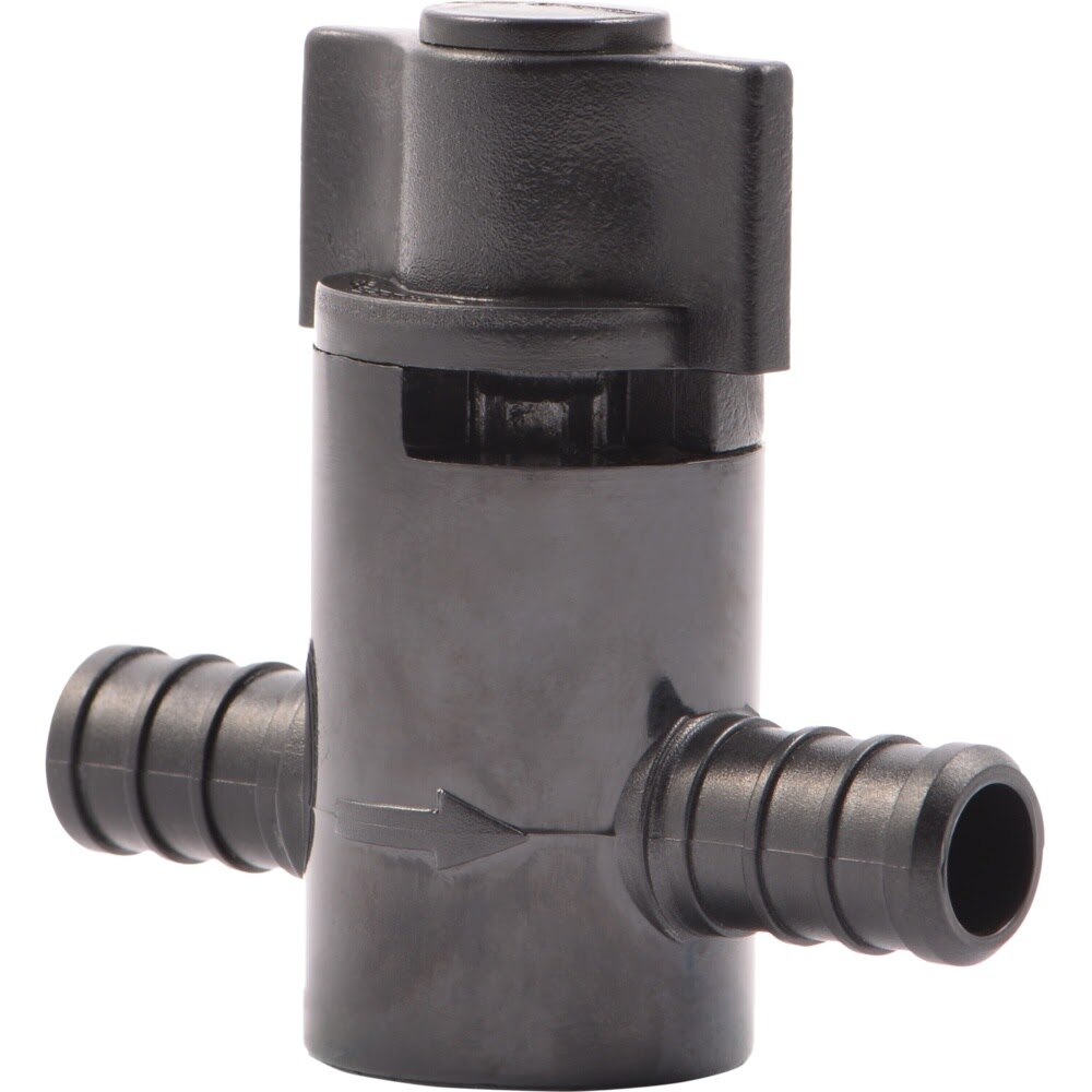 SharkBite 24606Z2 1/2 in Polymer PEX Barb Ball Valve for Potable Water Systems (2 Pack)