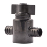 SharkBite 24607Z2 3/4 in Poly PEX Barb Ball Valve for Potable Water Systems (2 Pack)