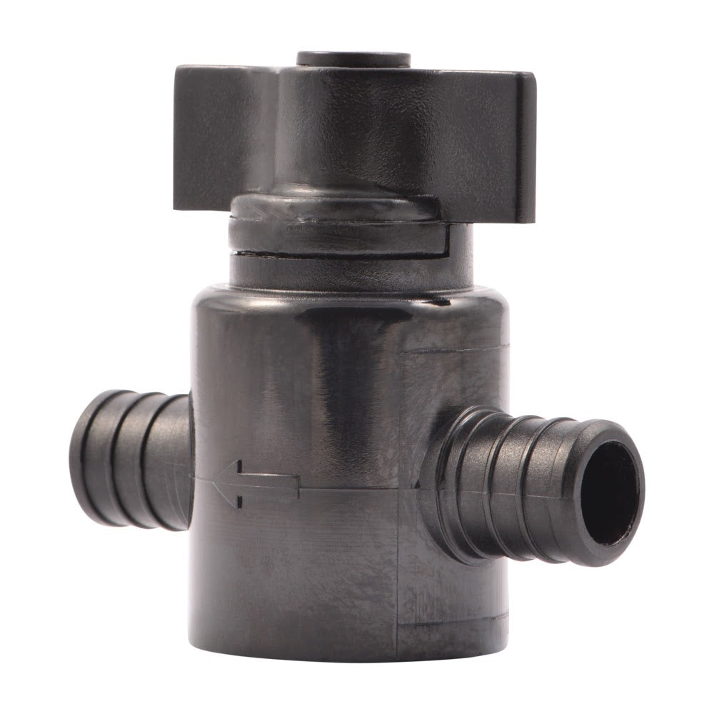SharkBite 24607Z2 3/4 in Poly PEX Barb Ball Valve for Potable Water Systems (2 Pack)