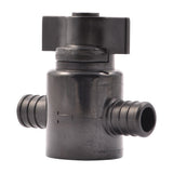 SharkBite 24607Z2 3/4 in Poly PEX Barb Ball Valve for Potable Water Systems (2 Pack)
