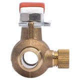 SharkBite 24612LF 1/2 in. x 1/2 in. Brass Quarter Turn PEX Barb Ball Valve with Drain - 3