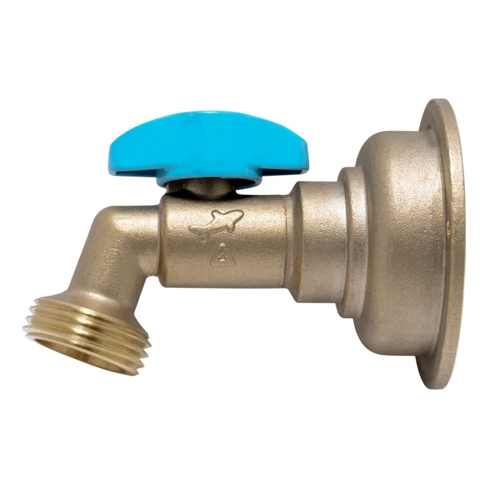 SharkBite 24621LF 3/4 in. Push-to-Connect x 3/4 in. MHT 90 Degree Quarter-Turn Hose Bibb - 2