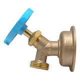 SharkBite 24626LF 1/2 in x 3/4 in MHT 90 Degree Brass Push to Connect Multi Turn Hose Bibb - 2