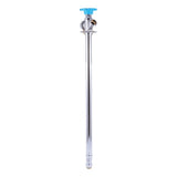 SharkBite 24628LF 1/2 in. Push-to-Connect x 3/4 in. MHT x 8 in. Frost-Free Anti-Siphon Sillcock Valve