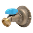 SharkBite 24630LF 1/2 in. x 3/4 in. Push to Connect MHT Quarter Turn No Kink 45 Degree Hose Bibb