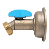 SharkBite 24630LF 1/2 in. x 3/4 in. Push to Connect MHT Quarter Turn No Kink 45 Degree Hose Bibb - 2