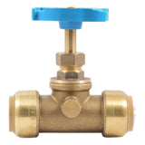 SharkBite 24635LF 3/4 in. x 3/4 in. Push-to-Connect Gate Valve with Drain - 2