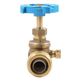 SharkBite 24635LF 3/4 in. x 3/4 in. Push-to-Connect Gate Valve with Drain - 3
