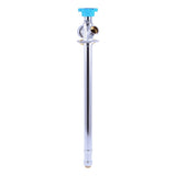 SharkBite 24636LF 1/2 in. Push-to-Connect x 3/4 in. MHT x 12 in. Brass Anti-Siphon Frost-Free Sillcock Valve