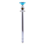 SharkBite 24636LF 1/2 in. Push-to-Connect x 3/4 in. MHT x 12 in. Brass Anti-Siphon Frost-Free Sillcock Valve - 3