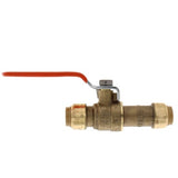 SharkBite 24735LF 1/2 in x 1/2 in Lead Free Slip Quarter Turn Full Port Push Fit Ball Valve