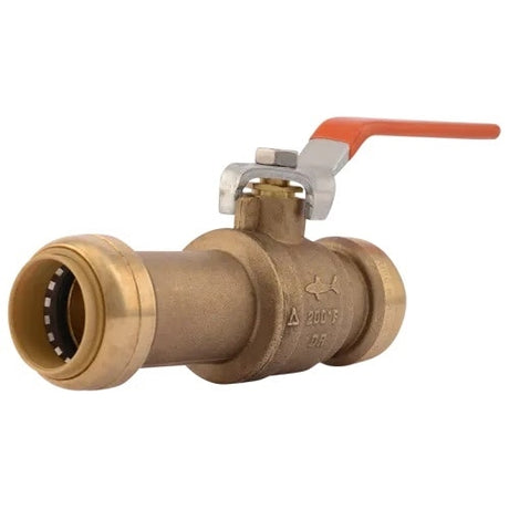 SharkBite 24737LF 1 in. x 1 in. Lead Free Slip Quarter Turn Ball Valve for Copper and CPVC