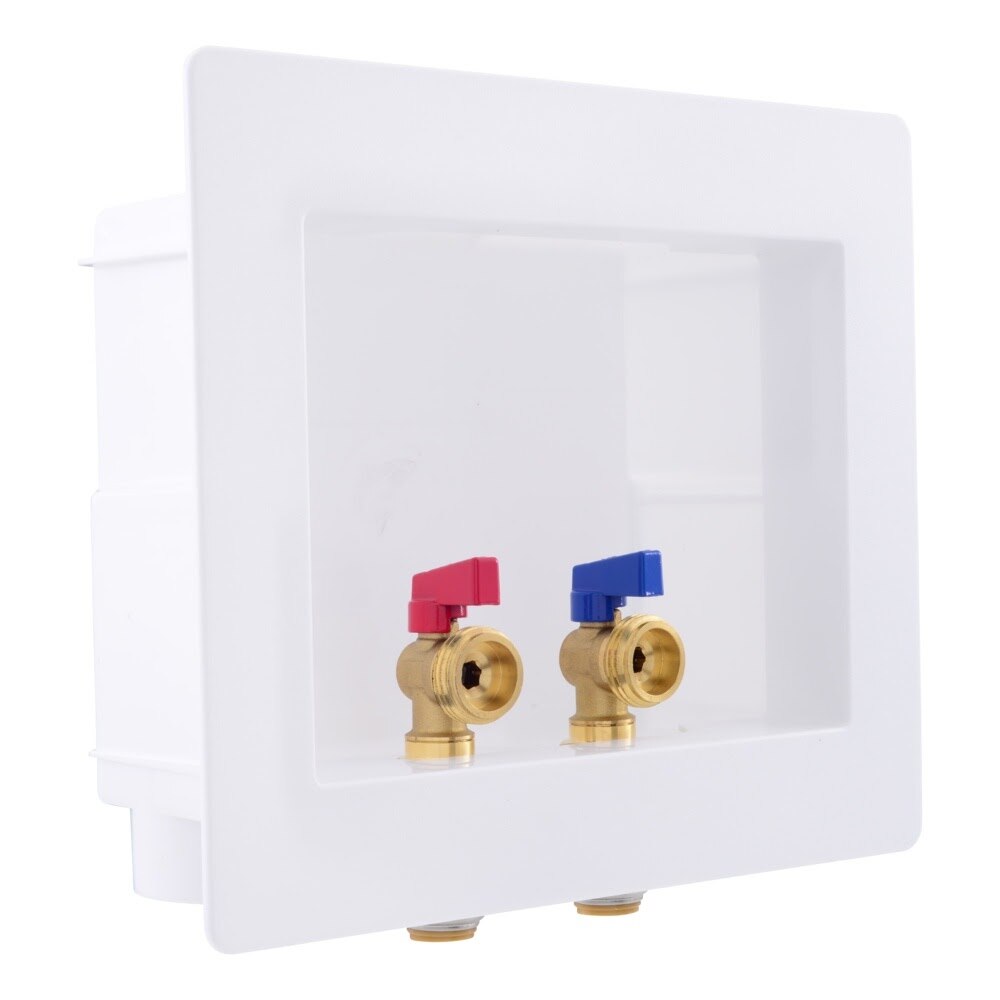 SharkBite 24763 1/2 in. Push-to-Connect x 3/4 in. MHT Washing Machine Outlet Box