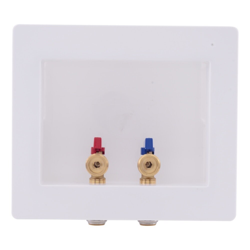 SharkBite 24763 1/2 in. Push-to-Connect x 3/4 in. MHT Washing Machine Outlet Box - 2