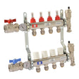 SharkBite 24931 1/2 in. 4 Loop Radiant Heating Manifold with 1 in. FNPT Inlet