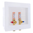 SharkBite 25031 Washing Machine Outlet Box with Water Hammer Arrestors 1/2 in. PTC x 3/4 in. MHT