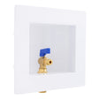SharkBite 25032 Ice Maker Outlet Box 1/2 in. Push-to-Connect x 1/4 in. OD Compression