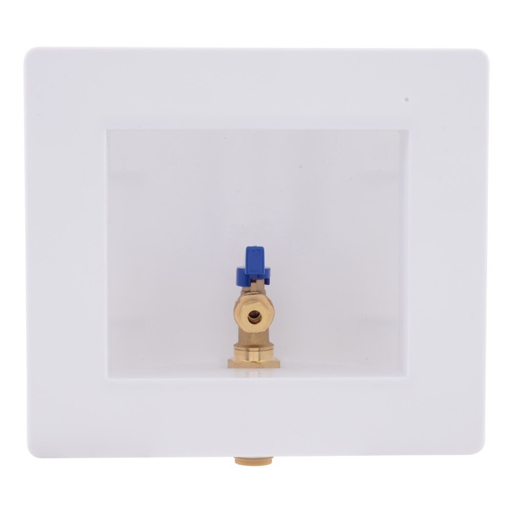 SharkBite 25032 Ice Maker Outlet Box 1/2 in. Push-to-Connect x 1/4 in. OD Compression - 2
