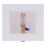 SharkBite 25033 Ice Maker Outlet Box with Water Hammer Arrestor 1/2 in PTC x 1/4 in OD Compression - 2
