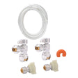 SharkBite 25087 Push-to-Connect Faucet Installation Kit with Angle Stops
