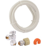 SharkBite 25088 Toilet Connection Kit with Angle Stop 1/4 in. x 5 ft. PEX Pipe - 3