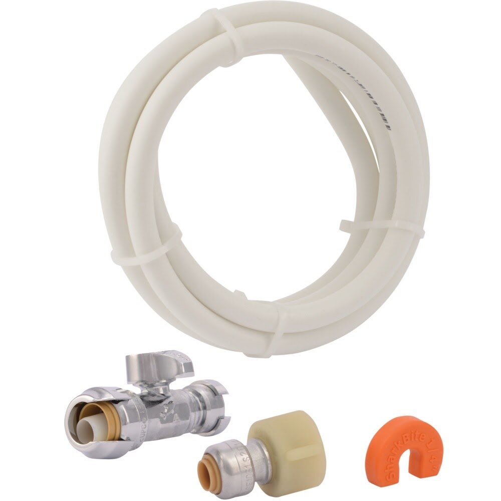 SharkBite 25539 Toilet Installation Kit with Straight Stop and 5 ft PEX Pipe - 2