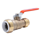 SharkBite 25550LF 3/4 in. PVC x 3/4 in. CTS Quarter-Turn Transition Ball Valve Lead Free