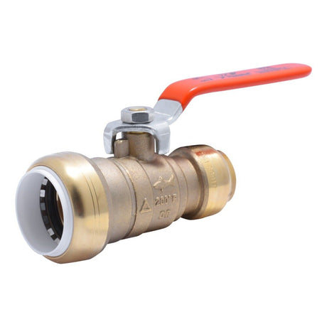 SharkBite 25550LF 3/4 in. PVC x 3/4 in. CTS Quarter-Turn Transition Ball Valve Lead Free