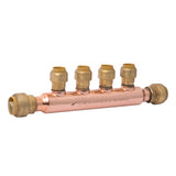 SharkBite 25554LF 3/4 in. x 1/2 in. Outlet 4-Port Open Push-to-Connect Manifold