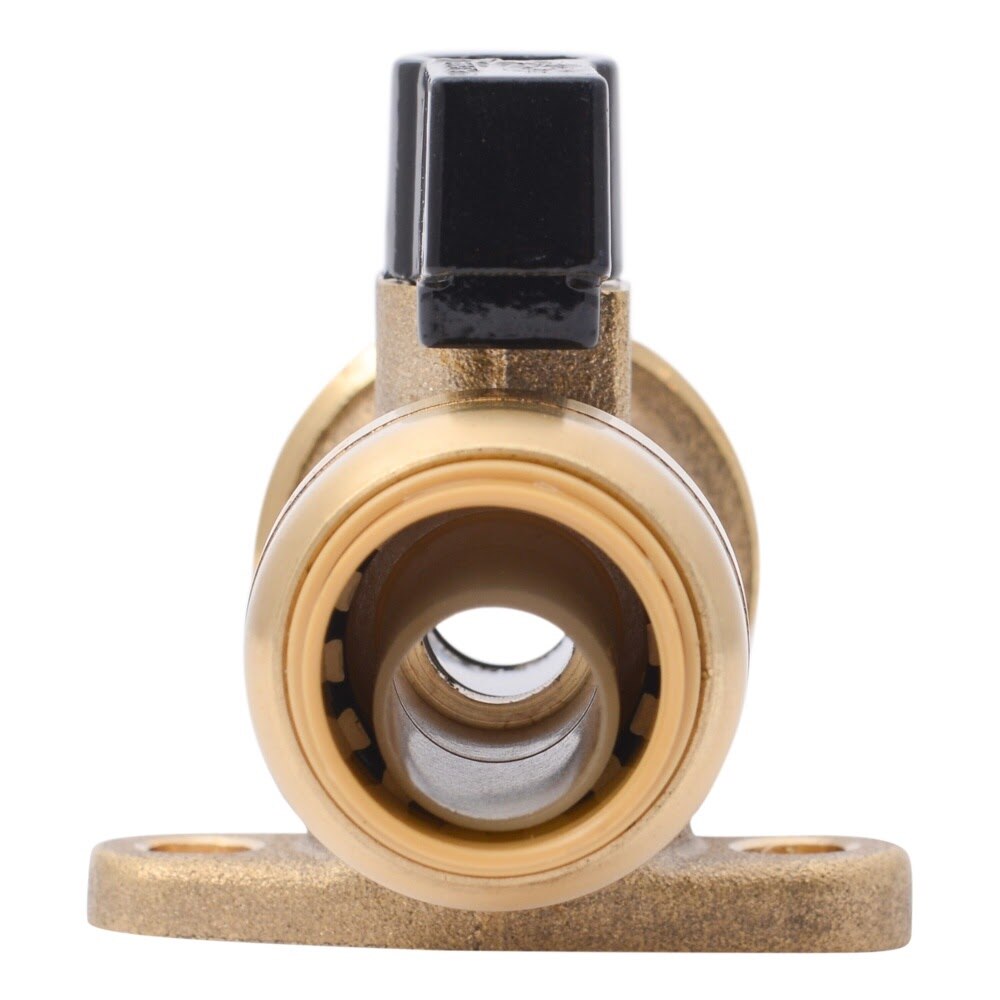 SharkBite 25559LF 1/2 in Push-to-Connect x 3/4 in Male Hose Thread Washing Machine Straight Valve - 3