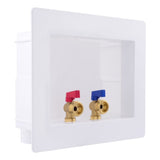 SharkBite 25739 Washing Machine Outlet Box with 1/2 in. PEX Crimp x 3/4 in. MHT