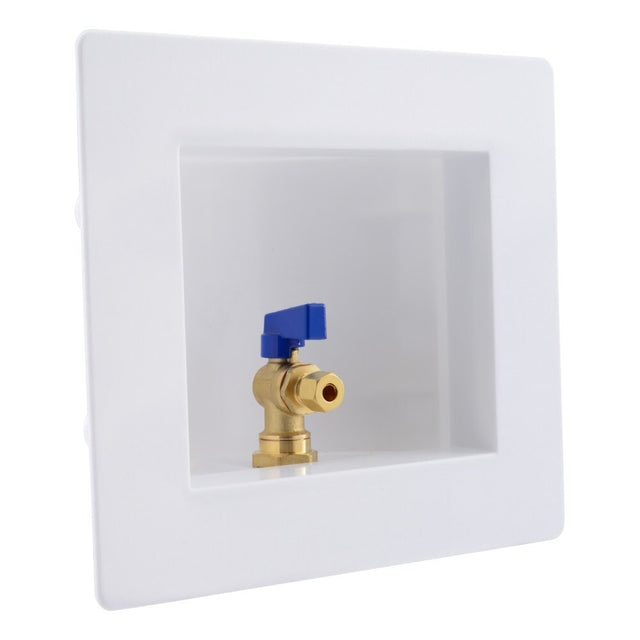 SharkBite 25740 1/2 in. PEX Crimp x 1/4 in. OD Compression Ice Maker Outlet Box