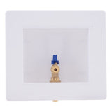 SharkBite 25740 1/2 in. PEX Crimp x 1/4 in. OD Compression Ice Maker Outlet Box - 2