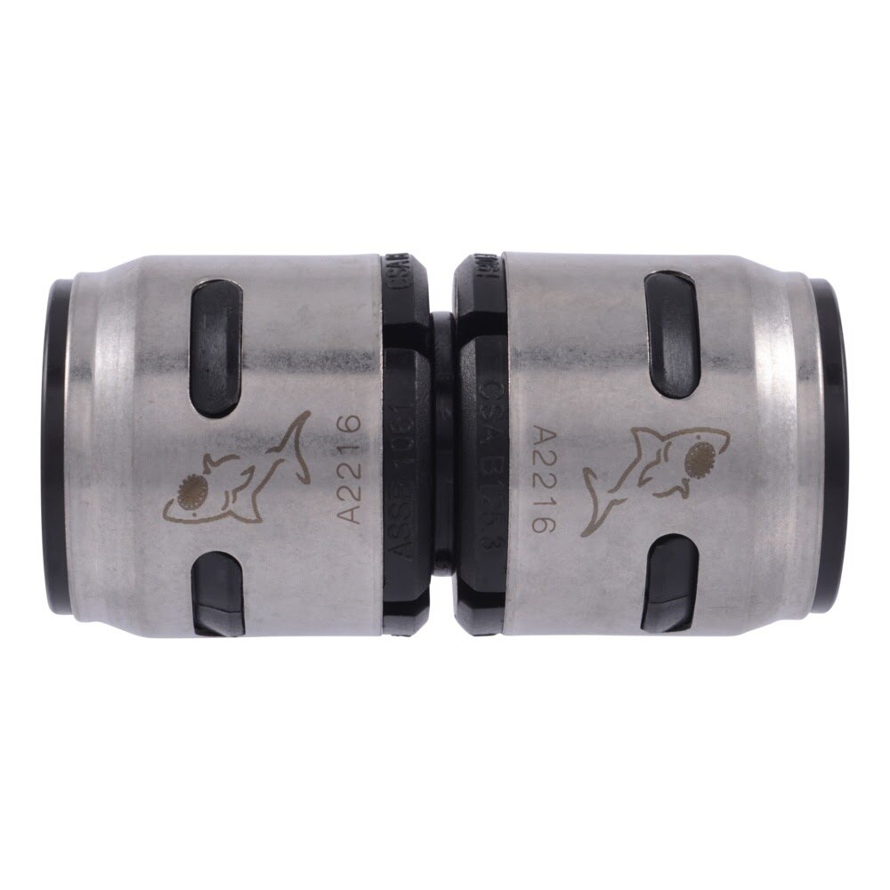 SharkBite K020WP2 1 in x 1 in EvoPEX Push to Connect PEX Coupling (2 Pack) - 2