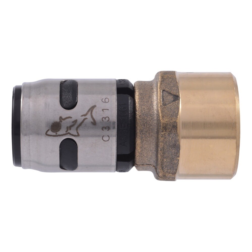 SharkBite K072WP3 1/2 in. EvoPEX x FNPT Female Adapter for PEX Pipe (3 Pack) - 2
