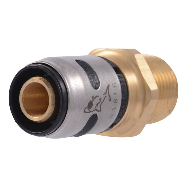 SharkBite K120WP3 1/2 in. EvoPEX x 1/2 in. MNPT Male Adapter for PEX Pipe (3 Pack)