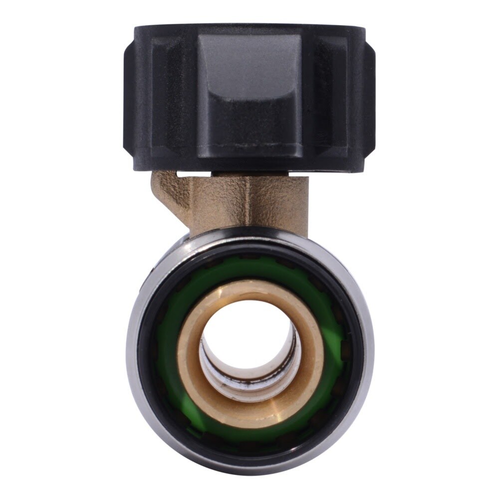 SharkBite K22185 3/4 in. x 3/4 in. EvoPEX Push to Connect Ball Valve for PEX Pipe - 3